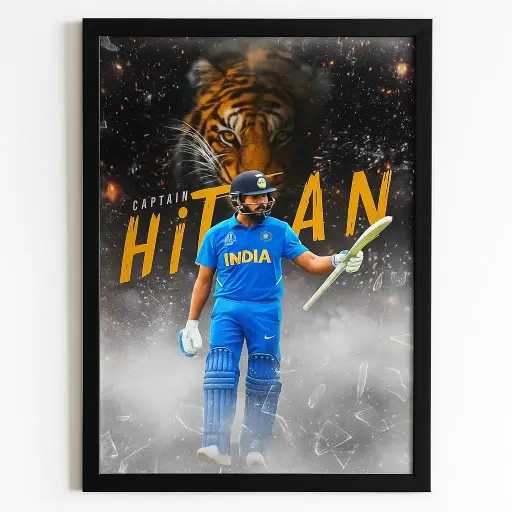 Rohit Sharma painting